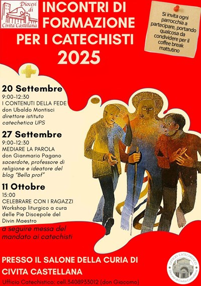 Incontro di formazione per i catechisti 11/10/2025
